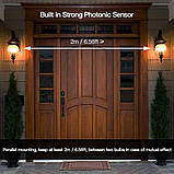 Світлодіодна лампа Elrigs E27 з датчиком руху та датчиком сутінків, 7 Вт, замінює 60 Вт, регульований діапазон, фото 5