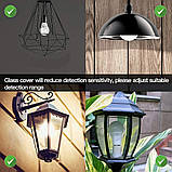 Світлодіодна лампа Elrigs E27 з датчиком руху та датчиком сутінків, 7 Вт, замінює 60 Вт, регульований діапазон, фото 7