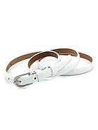 Жіночий ремінь 1,3 х 110 см Weatro Білий zhn-kz-kit13-035, фото 3