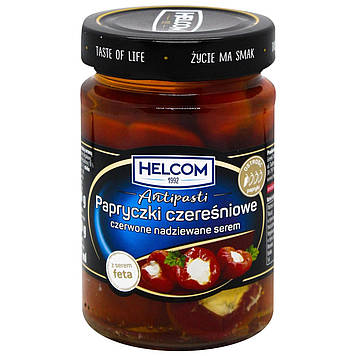 Перець червоний фарширований сиром фета HELCOM 260g ск/б
