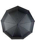 Парасолька чоловіча напівавтомат Feeling Rain LAN 938 на 9 спиць Чорна, фото 2