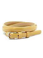 Жіночий ремінь 1,3 х 110 см Weatro Гірчичний zhn-kz-kit13-045, фото 3