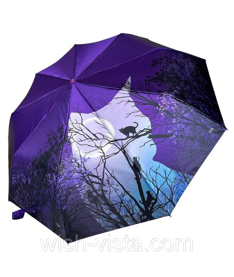 Парасолька жіноча Автоматична Frei Regen No3056 Фіолетова (e4737b08), фото 1
