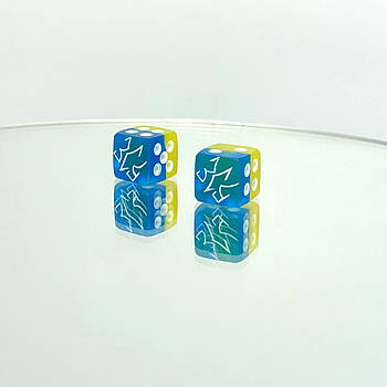 Пара гральних кубиків для настільних ігор 12 мм, 806003