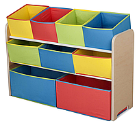 Дитячий комод ящик органайзер для іграшок Різнокольоровий