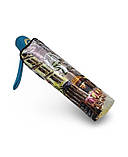 Парасолька жіноча автомат Susino No466 9 спиць 3 складання Бірюзова, фото 4