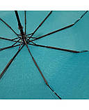 Парасолька напівавтомат жіноча Toprain 593 "Words" на 9 спиць Бірюзова, фото 6