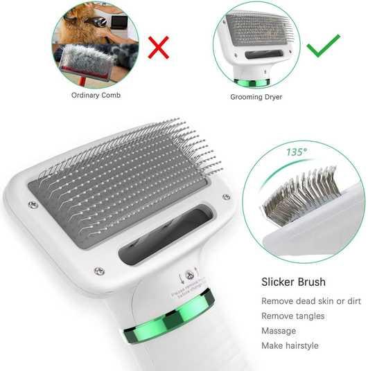 Фен-гребінець для шерсті Pet Grooming Dryer, фото 1