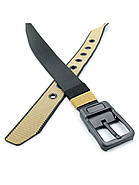 Ремінь тканинний двосторонній Weatro Койот + Чорний tkn-dvst-38k-005, фото 2