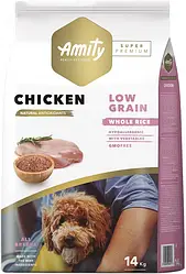 Сухий корм для собак Amity Super Premium Chicken, для дорослих собак, з куркою 14 кг