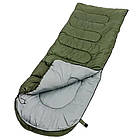 Спальний мішок демісезонний (200х60см)+ чохол, Хакі / Туристичний спальник з капюшоном / Спальник-ковдра, фото 9
