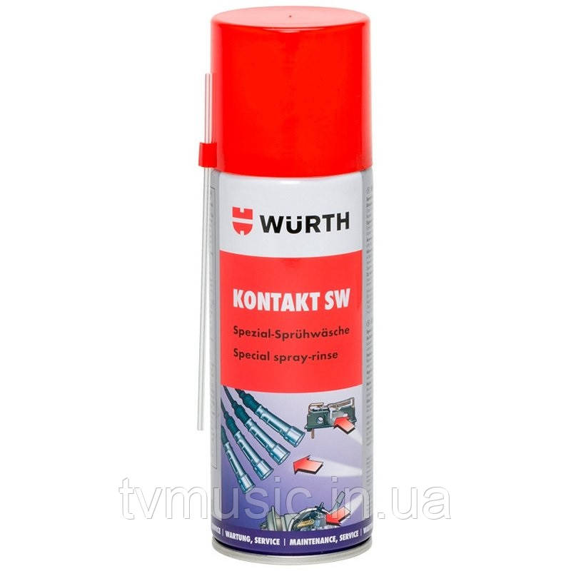 Очищувач електричних контактів Wurth Kontakt SW 200 мл (089365)
