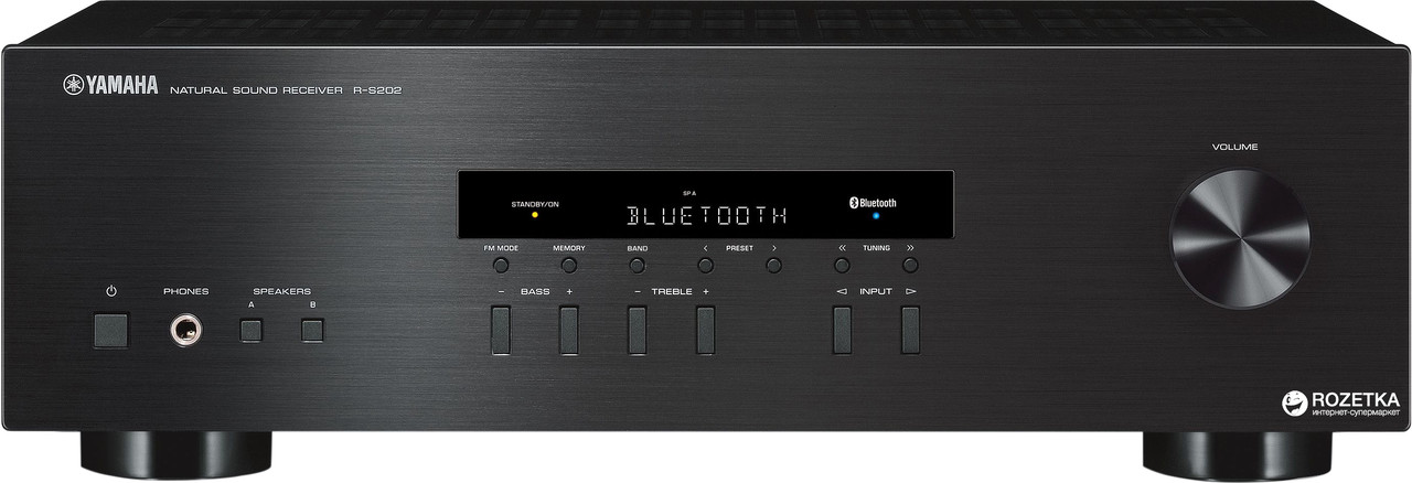 Стерео ресивер Yamaha R-S202 Black
