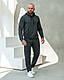 Чоловічий спортивний костюм весняний однотонний без бренду, фото 9