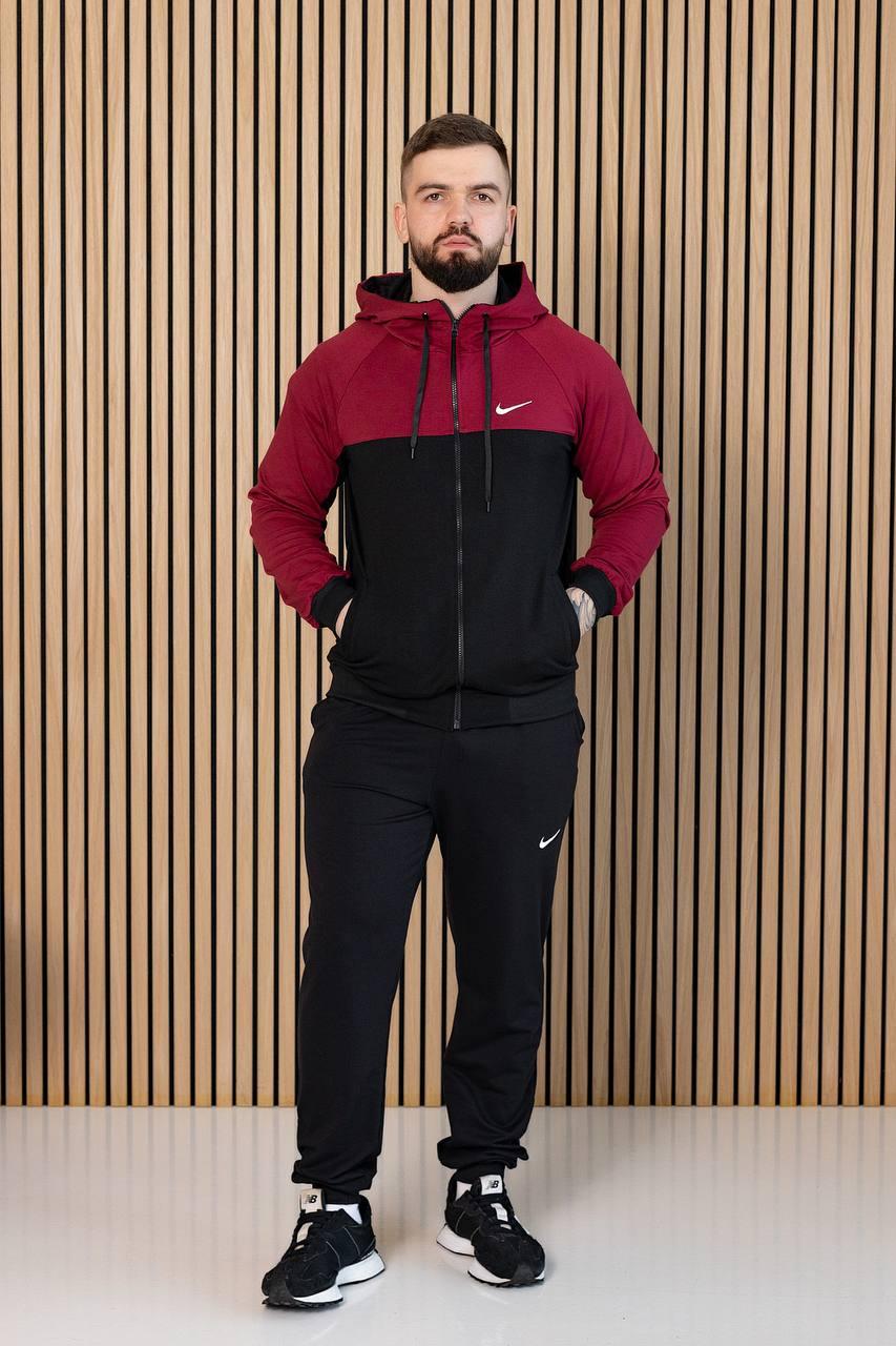 Червоний чоловічий спортивний костюм Nike найк, фото 1