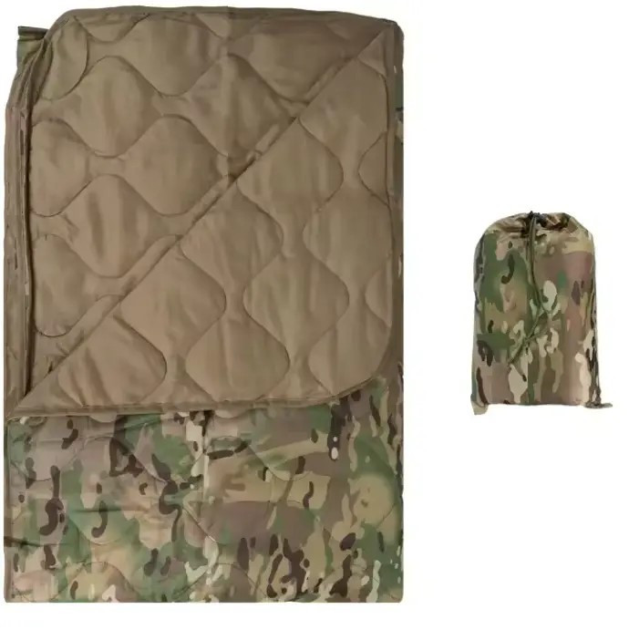 Кемпінгова ковдра з чохлом Мультикам 150см x 200см під пончо KT7001006 PeremogaUA, фото 1