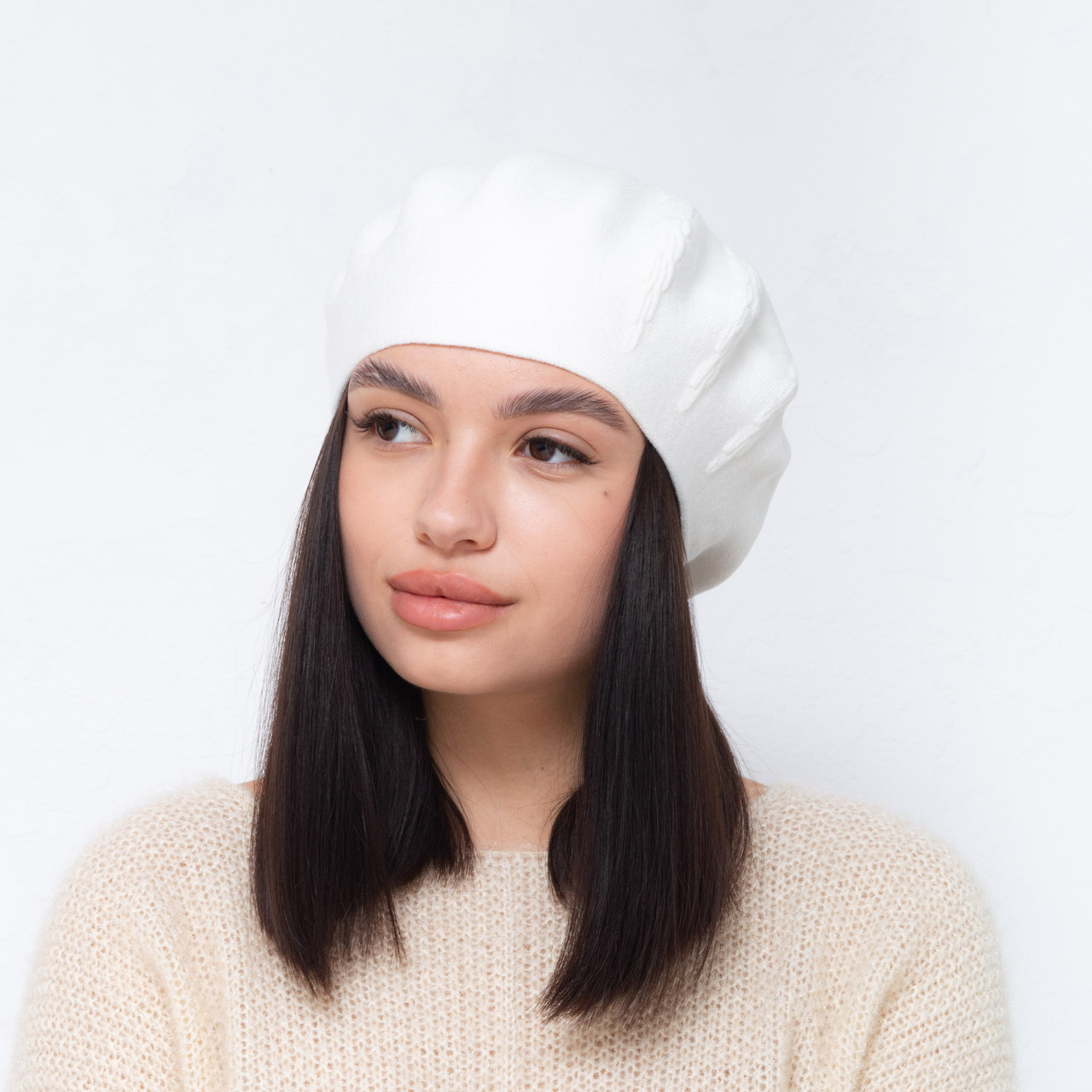 Берет Ameli (віскоза) 848 молочний