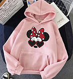 Жіноче худі з блискучим принтом Minnie Mouse, фото 5