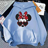 Жіноче худі з блискучим принтом Minnie Mouse, фото 6