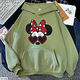 Жіноче худі з блискучим принтом Minnie Mouse, фото 7