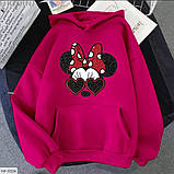 Жіноче худі з блискучим принтом Minnie Mouse, фото 8