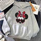 Жіноче худі з блискучим принтом Minnie Mouse, фото 11