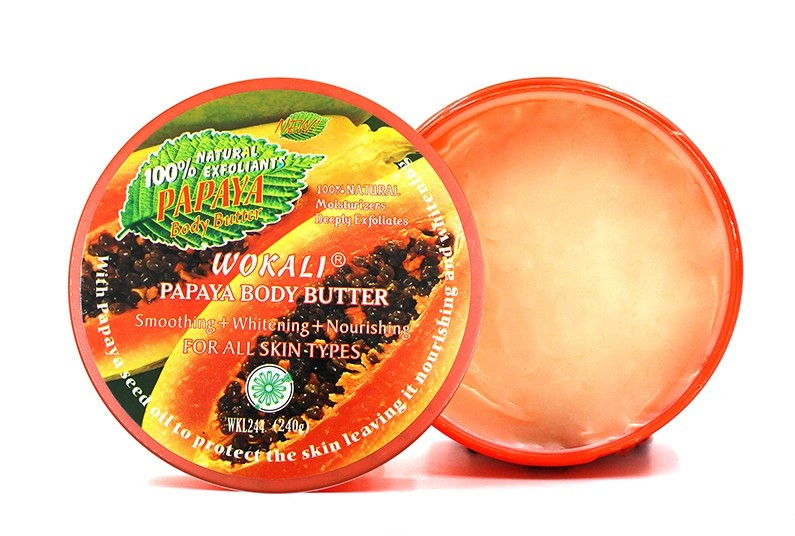 Крем для тіла на основі олії Wokali Papaya Body Butter WKL244