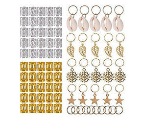 Набір прикрас для волосся упаковка Zip Lock 7х9 см 80 шт.