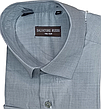 Класична однотонна чоловіча сорочка Salvatore Russo vd-0108 сіра з довгим рукавом, ошатна, стильна, фото 7