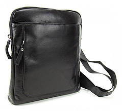 Чоловічий шкіряний месенджер Tavinchi, чорний