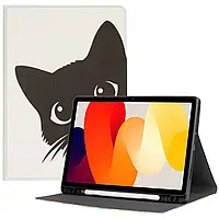Чохол для Xiaomi Redmi Pad SE 11" (2023) Galeo TPU Print з відсіком для стилуса Black Cat