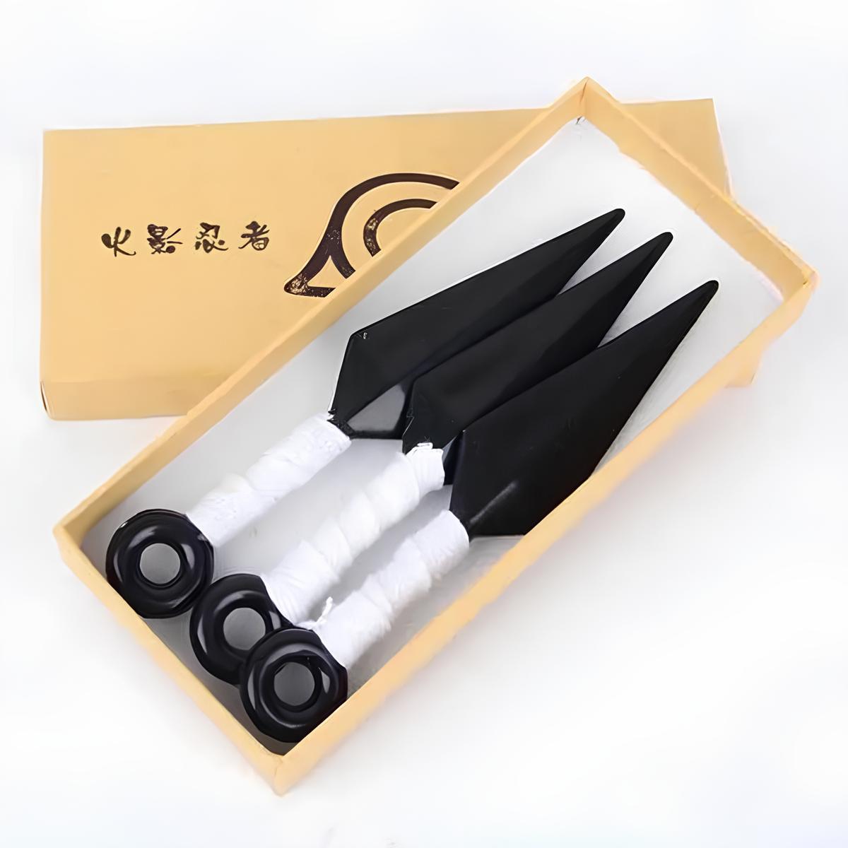Пластикові іграшкові японські кунаї Kunai. Кунаї Наруто Узумаки. Белые кунаі Наруто