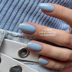Гель-лак для нігтів GA&MA Liquid pastel 116 barvinok, 10 мл