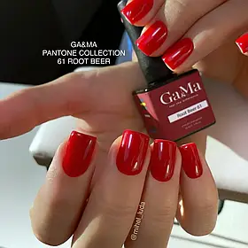 Гель-лак для нігтів GA&MA Pantone collection 061 Root Beer, 10 мл