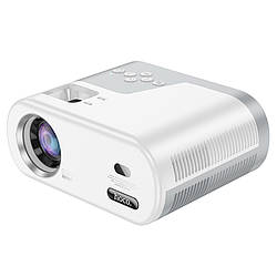 Безпровідний WiFi/Bluetooth проектор HOCO DT2 |1280*720P, 2.69", 1.2 м| Сіро-білий