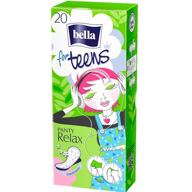 Прокладки гігієнічні щоденні for Teens, Panty Relax, 20 шт. (Белла), фото 1