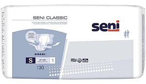 Підгузки для дорослих Seni Super Classic Smal S (1), 30 штук (Сені)