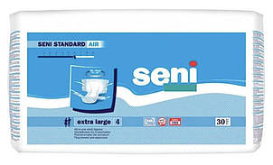 Підгузки для дорослих Seni Standard Air Extra Large XL (4), 30 штук (Сені)