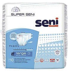 Підгузки для дорослих Seni Super Large L (3), 10 штук (Сені)