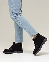 Черевики Guero 240116 36 чорний замша з хутром, фото 3