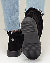 Черевики Guero 240116 36 чорний замша з хутром, фото 5