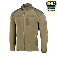 M-Tac тепла військова флісова кофта на блискавці Combat Fleece Jacket Dark Olive