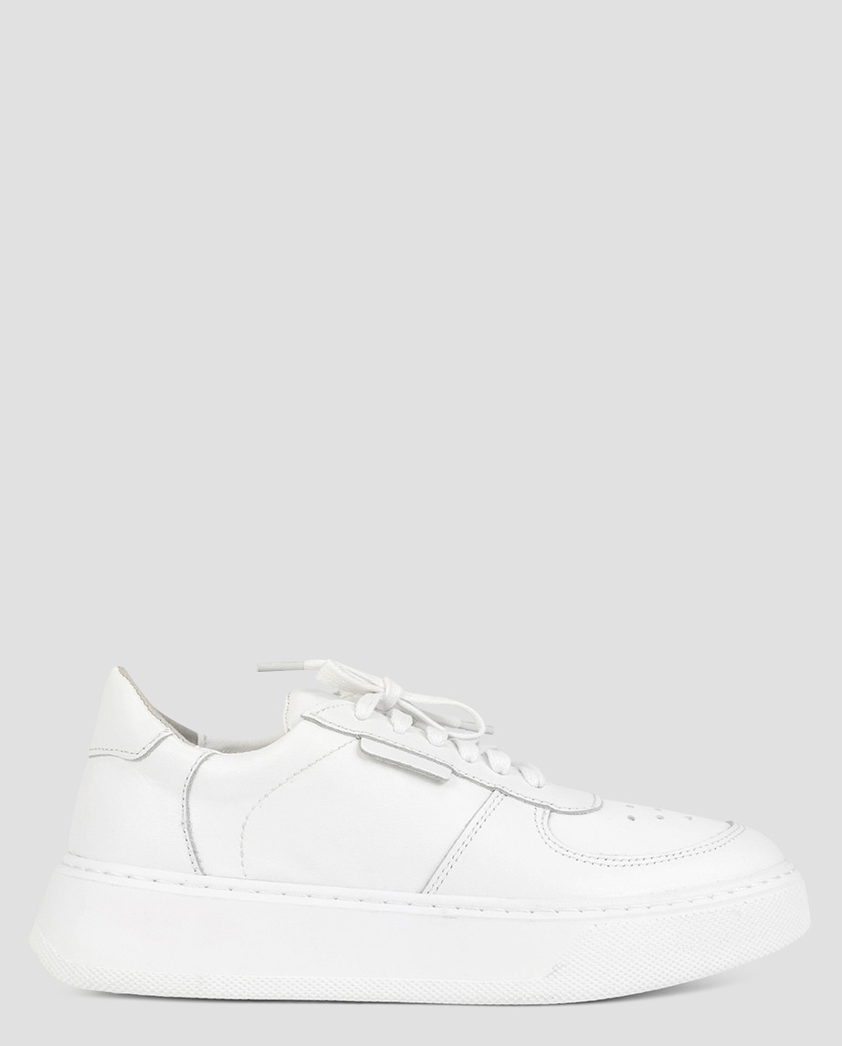 Кеди низькі жіночі білі натуральна шкіра Україна Viscala — розмір 38 (24,5 см) (модель: Vis21205KWhite), фото 1