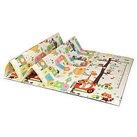 Двосторонній термоковрик дитячий ігровий складаний 1800*2000 мм, текстурне покриття