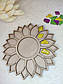 Заготовка під мозаїку "Соняшник" 16*16см, основа з бортиком для творчості, фото 3