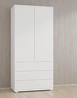 Шафа зі штангою без ручок для одягу