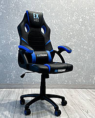 Крісло геймерське Extreme EX Light Blue чорно-голубе ігрове