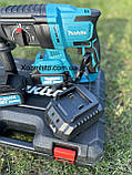 Будівельний акумуляторний перфоратор Makita DHR330Z 48 V 6 Ah 2 акумулятори, бездротовий електроперфоратор, фото 3