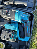 Будівельний акумуляторний перфоратор Makita DHR330Z 48 V 6 Ah 2 акумулятори, бездротовий електроперфоратор, фото 5