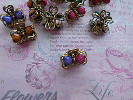 Крабик металевий,бронза 3.5см мікс